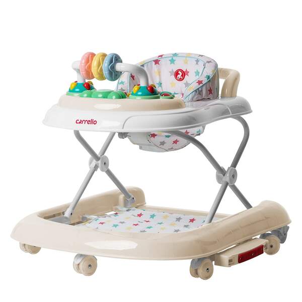Ходунки CARRELLO Torino CRL-9603/3 Beige 3 в 1 (ходунки, гойдалка, каталка) /1/ MOQ (шт.)