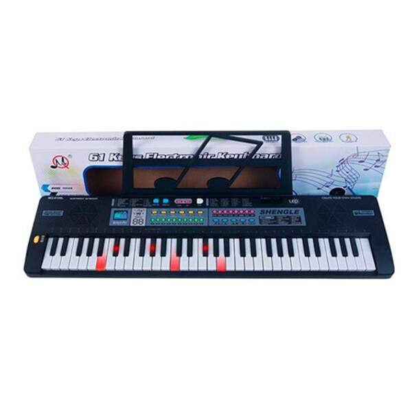 Синтезатор MQ6109L (8шт) 61клавіша, мікрофон, муз, світло, запис, на бат/від мережі, в кор-ці, 78,5- (шт.)