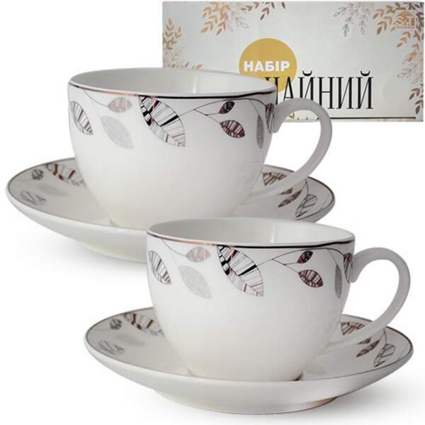 1753-3 Сервіз чайний 12пр. Патіо (чашка 280мл, блюдце 15см) 1753-3 (шт.)