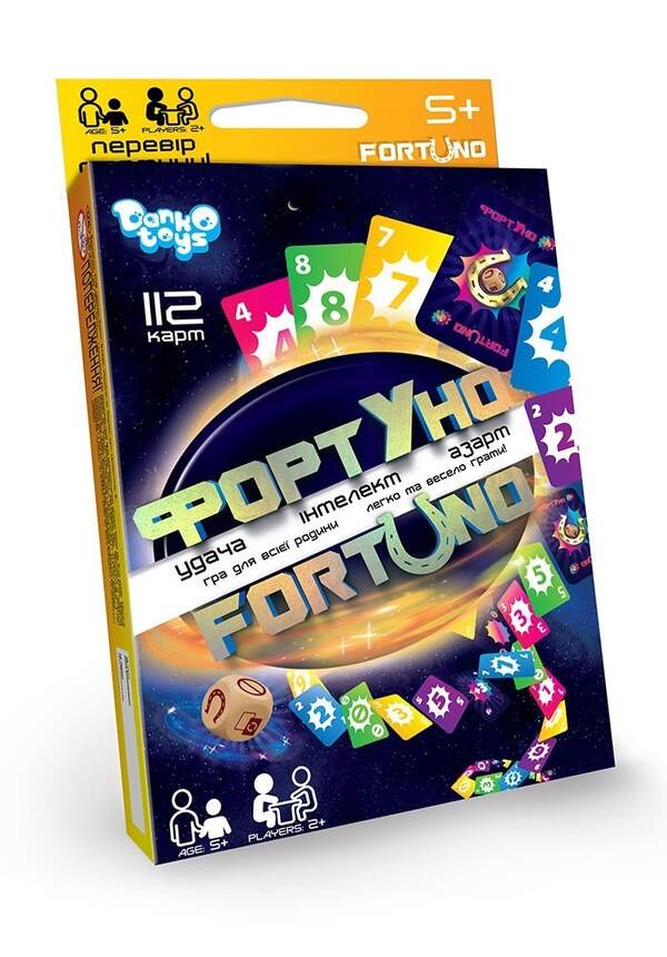 Розвиваюча настільна гра "ФортУно" середня укр (32) UF-03-01U (шт.)