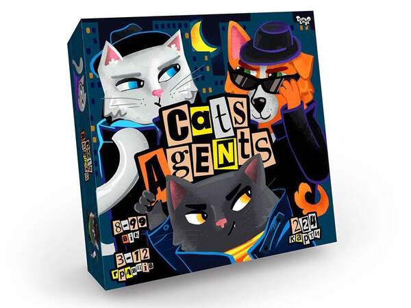Розважальна гра "CATS AGENTS" укр (10) G-CA-01-01U (шт.)