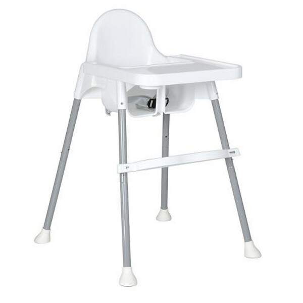 Стільчик M 4209-2 White (1шт) для годування, пластик, білий (шт.)