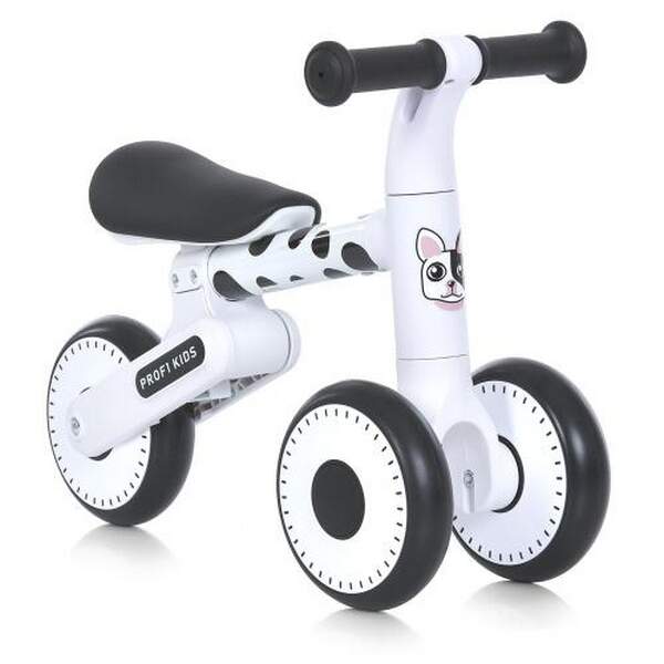 Біговел дитячий PROFI KIDS 6 д. MBB 1013-4D (1шт) 3 кол EVA,стальн.рама,склад.,біло-чорний бульдог (шт.)