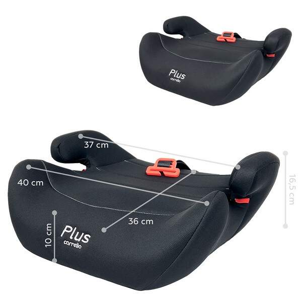 Автокрісло-бустер CARRELLO Plus CRL-11804/2 Space Black+направляючий ремінь /5/ (шт.)