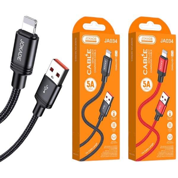 Кабель JOKADE JA034 (USB-Lightning) black (шт.)